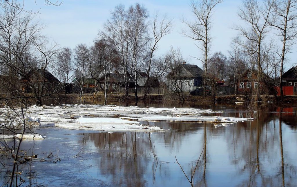 Уровень рек в Оренбуржье растёт ежедневно