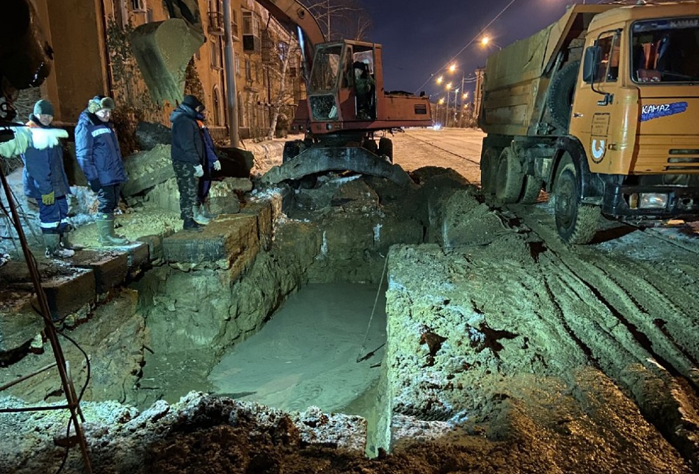 Авария в Новотроицке устранена, вода подаётся в дома жителей