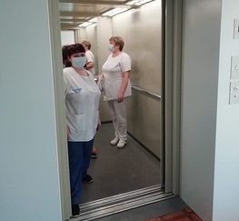 В Беляевской районной больнице в эксплуатацию введён новый лифт