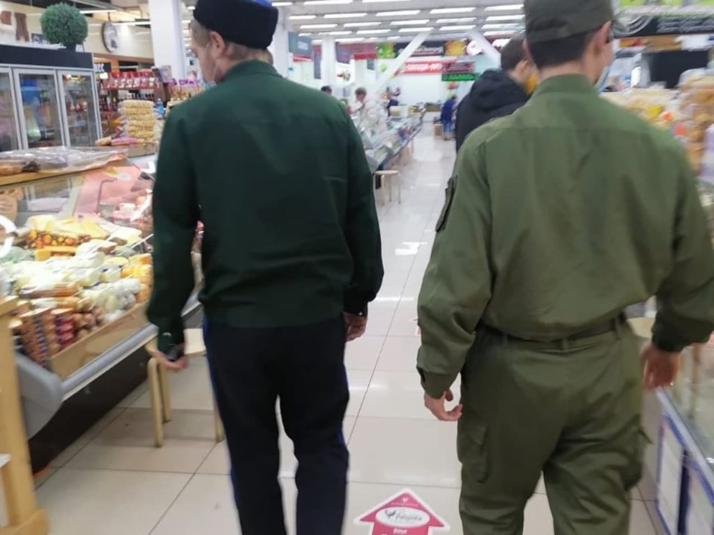 В Оренбурге продолжаются рейды по контролю соблюдения масочного режима