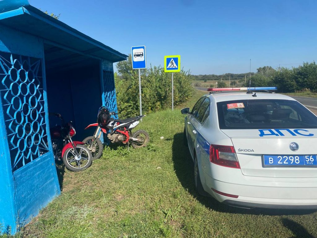 Полиция изъяла мопеды у подростков в Сакмарском районе