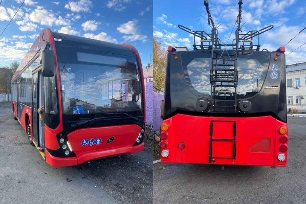 В Оренбург прибыл новый троллейбус «Авангард»